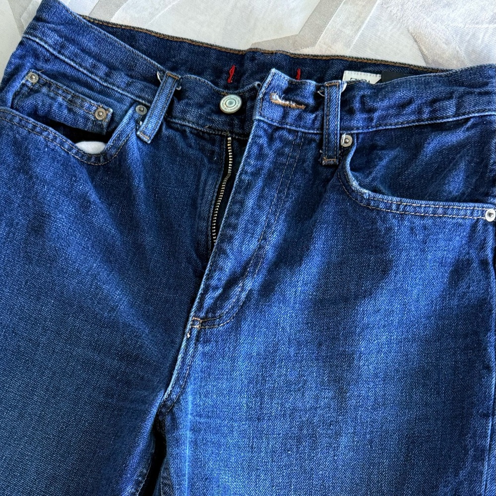 Zara Women's Straight Leg Blue Jeans